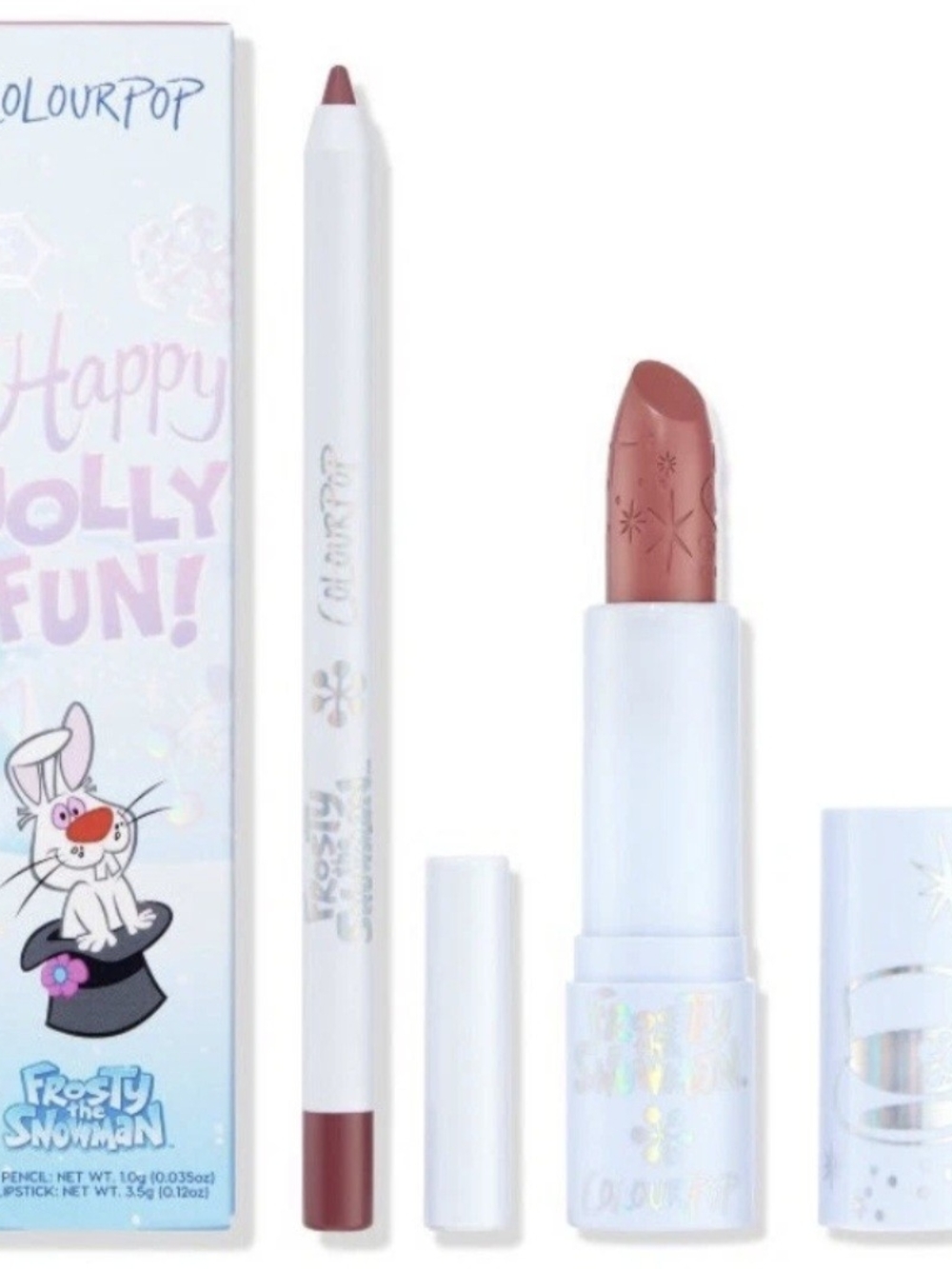 Happy Jolly Fun! Frosty the Snowman Lip Duo Colourpop Cosmetics